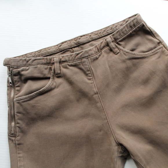 MM6 Maison Margiela Skinny Cotton Zipper Pant Size US 2/ IT 38 - Picture 4 of 8